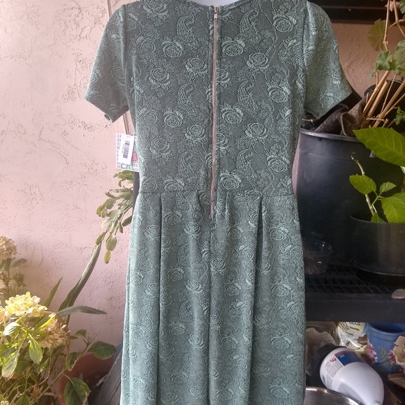 Lularoe Brand New pretty green colored dresa - Picture 2 of 4